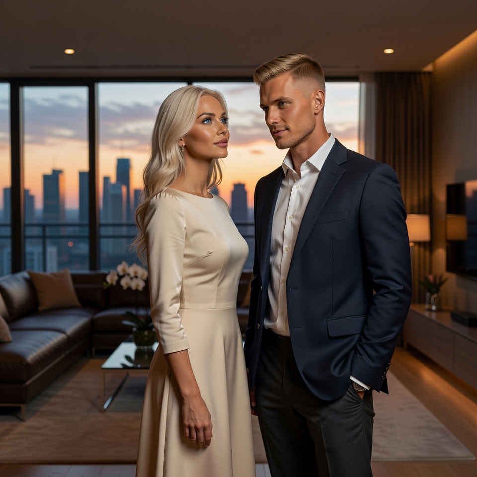 Новый брак: пара, где богаче она